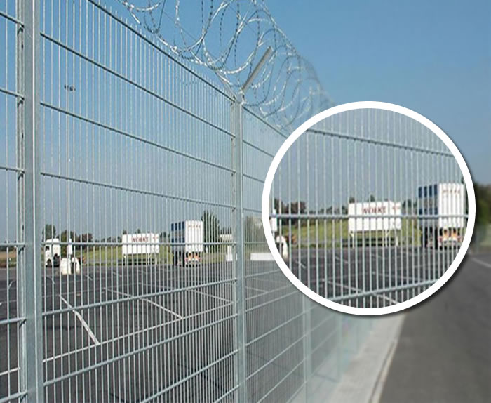 Galvanized Steel Mesh Airport Fence